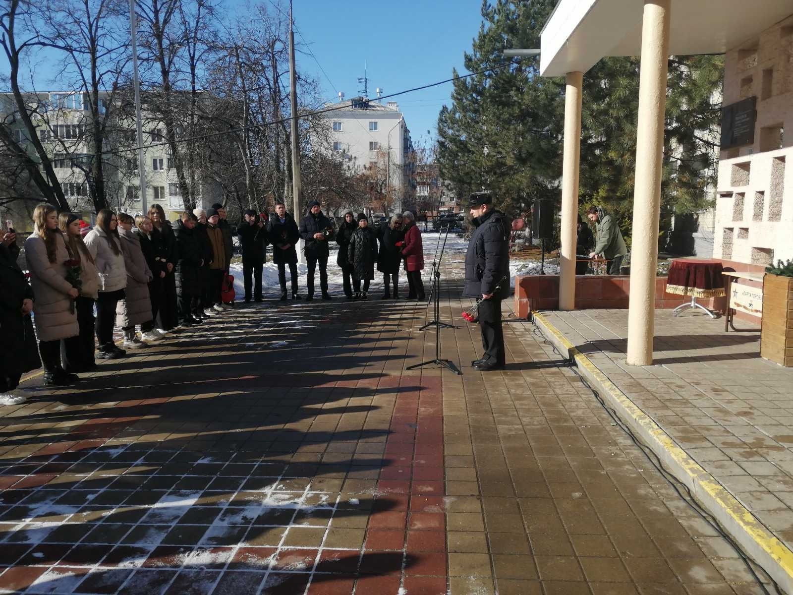 Торжественное открытие Памятной доски им. Даниила Мелешкова.